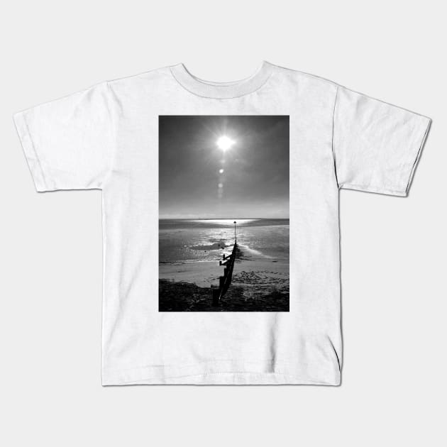 Three Shells Beach Southend on Sea Essex England Kids T-Shirt by AndyEvansPhotos